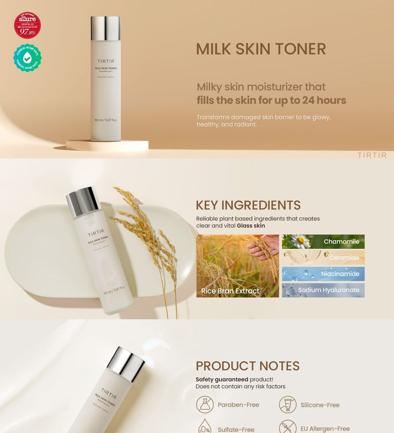 TIRTIR - Milk Skin Toner Jumbo